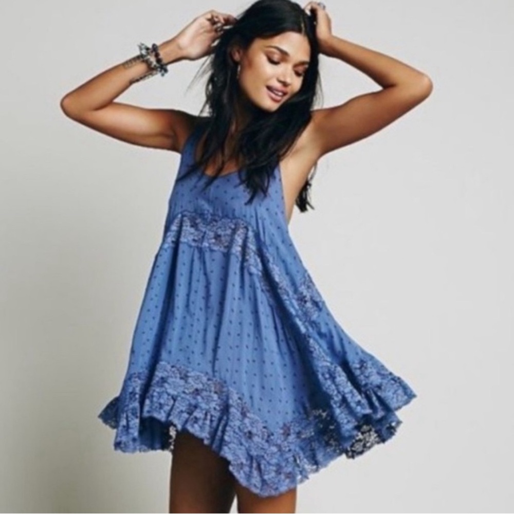 Free People She Swings Slip Dress